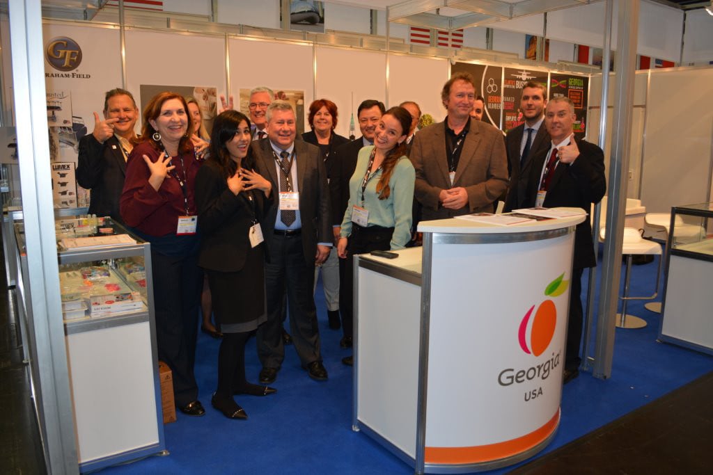 Graham-Field celebrates being one of the companies representing Georgia in Germany (2015)