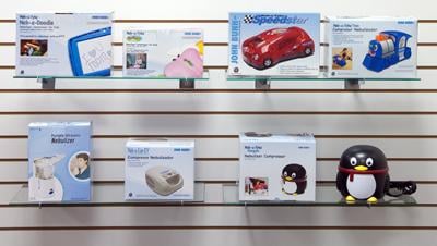 Graham-Field offers a variety of kid-centric nebulizers that can help alleviate their respiratory issues.