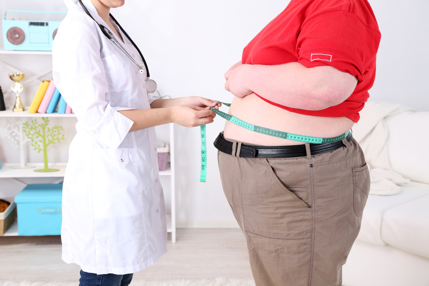 Doctor examining patient obesity hausted graham-field