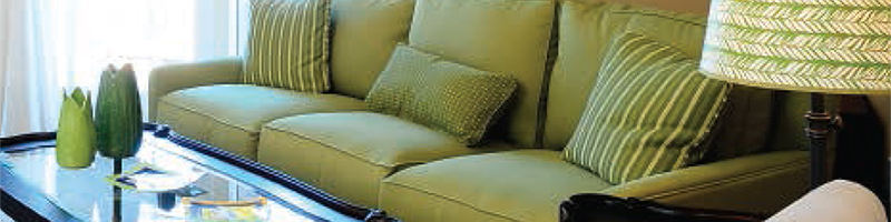 green couch
