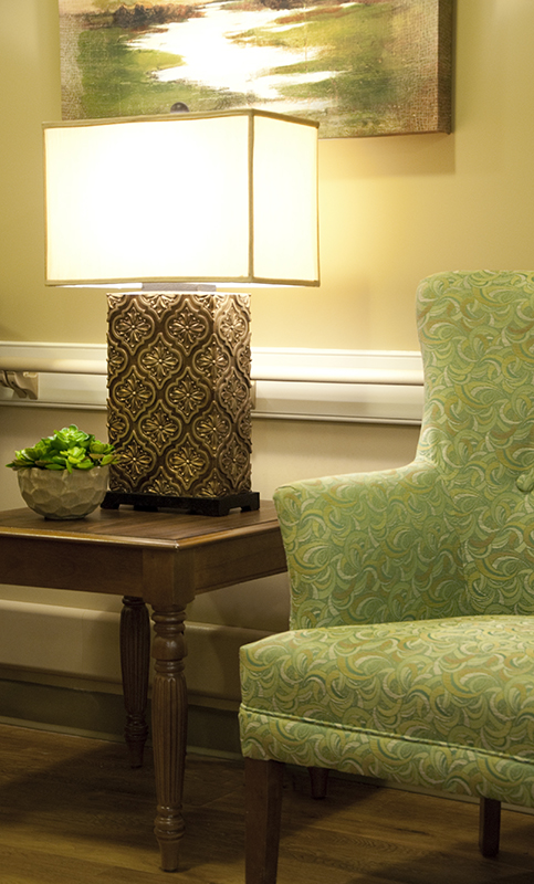 Resident sitting area