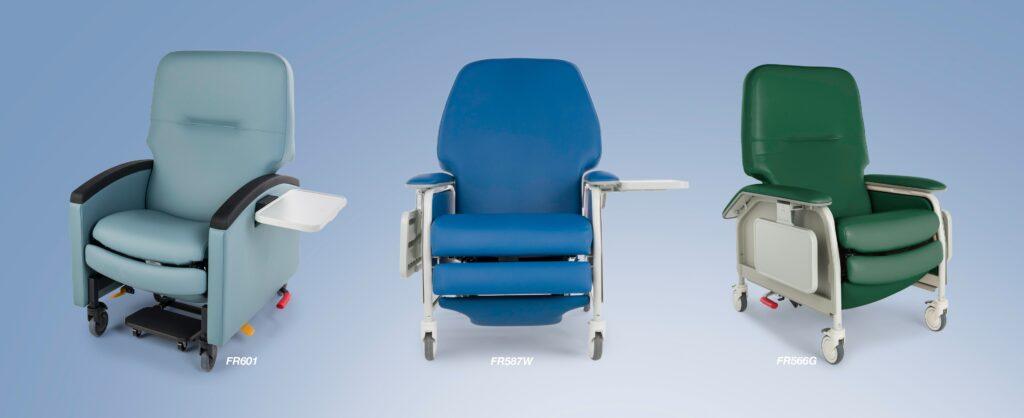 Graham Field Recliners, FR601, FR587W, and FR566G